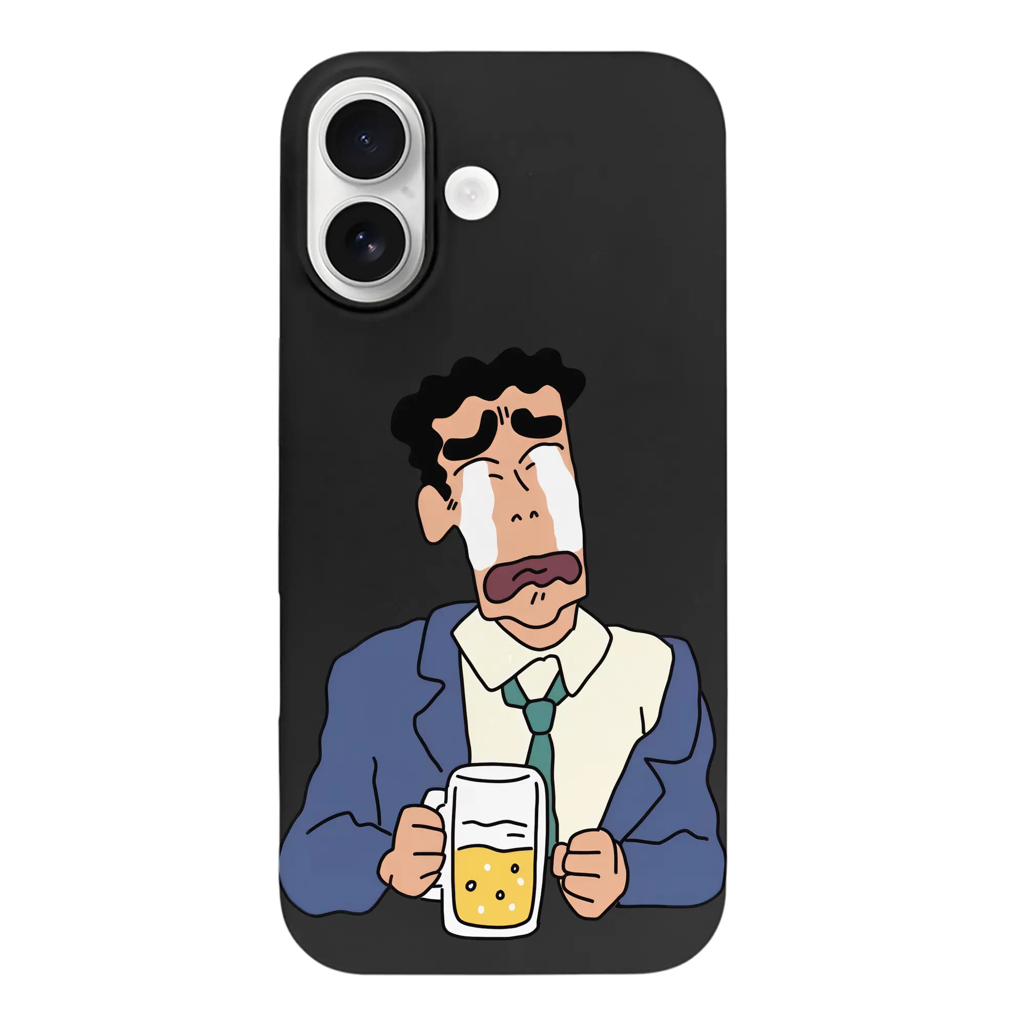 クレヨンしんちゃん グッズ 野原 ひろし - iPhone 17 シリーズ シリコンケース 薄型 耐衝撃 指紋防止 ソフトタッチカバー 精密フィット 傷防止 保護ケース iPhone 17/17 Air/17 Pro/17 Pro Max 対応